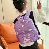 Unicorn Rainbow Primary School Bag Double Shoulder Backpack
