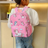 Unicorn Rainbow Primary School Bag Double Shoulder Backpack
