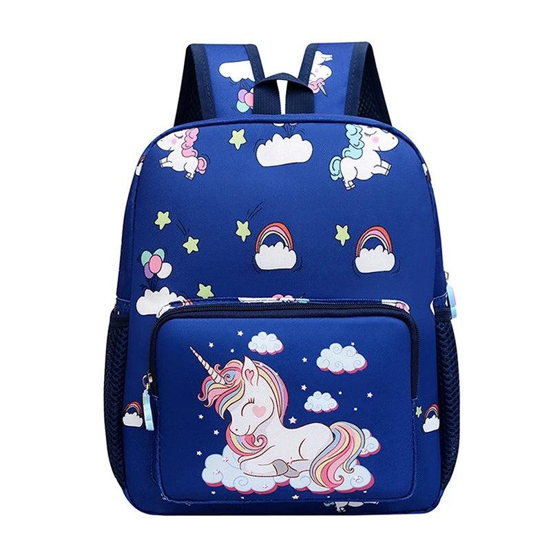 Unicorn Rainbow Primary School Bag Double Shoulder Backpack
