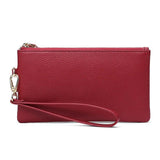 Head Leather Wallet Women's Long Multi-Function Zipper Hand Bag