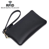 Head Leather Wallet Women's Long Multi-Function Zipper Hand Bag