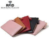 Head Leather Wallet Women's Long Multi-Function Zipper Hand Bag