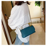 Small Leather Shoulder Bag Women Evening Clutch Female Chain Crossbody