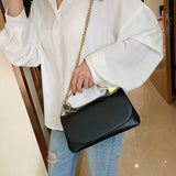 Small Leather Shoulder Bag Women Evening Clutch Female Chain Crossbody