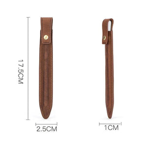 Vintage Crazy Horse Leather Pen Bag for iPencil