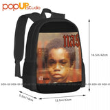 Nas Illmatic Classic Hip Hoprap York Backpack Large Capacity