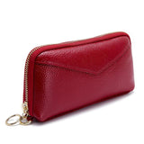 Women Long Wallet Leather Zipper Purse Bag Large Capacity Wristlet Clutch