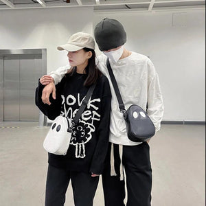 Ghost Bag Purse Funny Pack Shoulder Bags Halloween Candy Storage Unisex Wallets