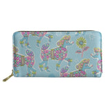 Thikin Poodle Long Wallet for Lady 3D Dog Animals Paint Women Purse