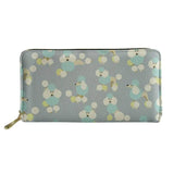 Thikin Poodle Long Wallet for Lady 3D Dog Animals Paint Women Purse