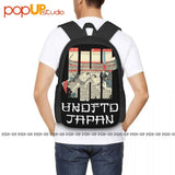 Ukiyoe Sumo Kabuki Japan Backpack - Large Capacity