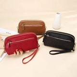 Women's Leather Wallets Multifunction Purses High Cow Leather Clutch Bags