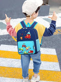 Kids Car Cartoon School Bag Boys Lightweight Backpack