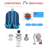 Kids Car Cartoon School Bag Boys Lightweight Backpack
