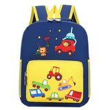 Kids Car Cartoon School Bag Boys Lightweight Backpack