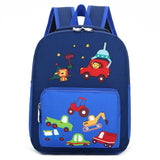 Kids Car Cartoon School Bag Boys Lightweight Backpack