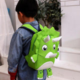 3D Triceratops School Bags for Boys Girls Animals Children Bags Toddler Kids Sch