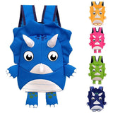 3D Triceratops School Bags for Boys Girls Animals Children Bags Toddler Kids Sch