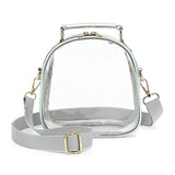 Clear Crossbody Shoulder Bag for Women Handbag Sports Work Travel Workout