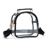 Clear Crossbody Shoulder Bag for Women Handbag Sports Work Travel Workout