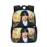 Nevermore Academy Kids Backpack Gothic Girls School Bag