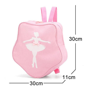 Girls Princess Ballet Dance Pink Backpack