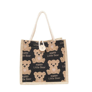 Japanese Cartoon Bear Lunch Box Bag and Tote Bag