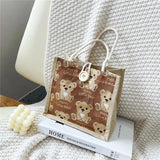 Japanese Cartoon Bear Lunch Box Bag and Tote Bag