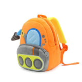 Engineering Vehicle Toddler Backpack Plush Preschool Bag