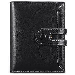 Multi-functional Leather Women's Wallet with Zipper
