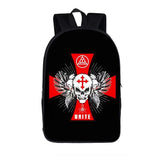 Cross Printed Backpack Comfortable Primary School Bags Kids Bag