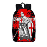 Cross Printed Backpack Comfortable Primary School Bags Kids Bag