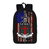 Cross Printed Backpack Comfortable Primary School Bags Kids Bag