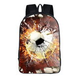 Football Backpack Polyester Schoolbag Mochila Escolar Kid's Bag