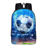 Football Backpack Polyester Schoolbag Mochila Escolar Kid's Bag