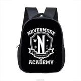 12 Inch Wednesday Addams Backpack for Nevermore Academy Kids