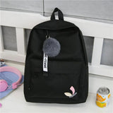 Canvas Backpack 19inch Schoolbag Student Bookbag