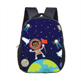 Cartoon Boy Kindergarten Backpack Polyester Shoulder Bag Mochila Escolar