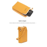 Women's Mobile Phone Bag and Litchi Grain Solid Straddle Bag