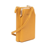 Women's Mobile Phone Bag and Litchi Grain Solid Straddle Bag