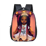 African Girls Kindergarten Schoolbag Children Backpack