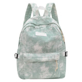Tie Dye School Backpack Women Travel Handbag