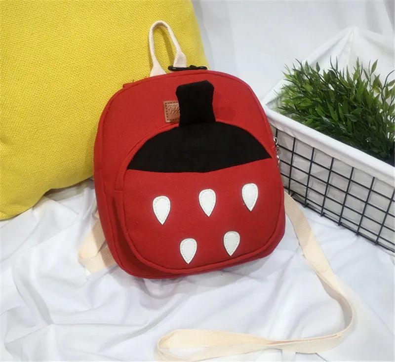 Kids Bag Cute Animal Canvas Toddler Bag Child Backpack Schoolbag