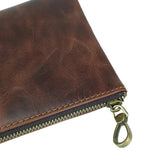 Crazy Horse Leather Men's Wallet Long Hand-Held Bag First Layer Cowhide