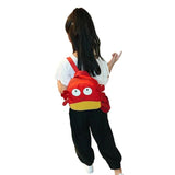 Crab Cartoon Backpack for Kids, School Bag, Boys and Girls