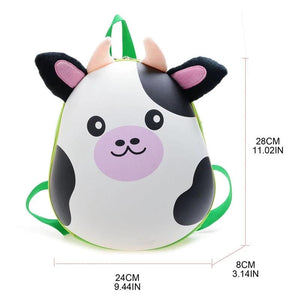 3D Animal Kids Backpack, Adjustable Shoulder Strap, Cute School Bag