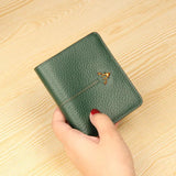 Women's Short Ultra Thin Mini Wallet Purse Hasp Small Wallet