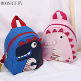 Dino Baby Backpack for Kindergarten Boys Girls