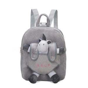 Children's Plush Flamingo & Unicorn Backpack