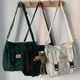 Canvas Messenger Bag Vintage Nylon Water Proof Shoulder Bag